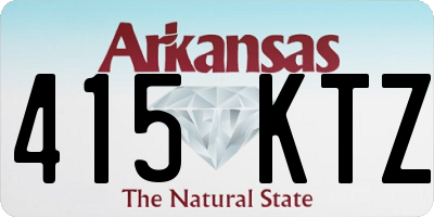 AR license plate 415KTZ