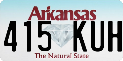 AR license plate 415KUH