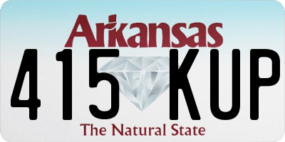 AR license plate 415KUP