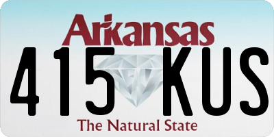 AR license plate 415KUS