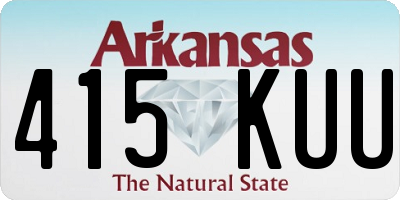 AR license plate 415KUU