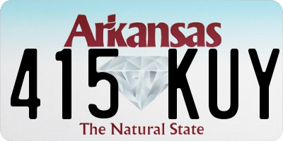 AR license plate 415KUY