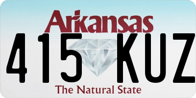 AR license plate 415KUZ