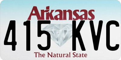 AR license plate 415KVC