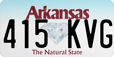 AR license plate 415KVG