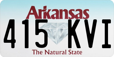 AR license plate 415KVI