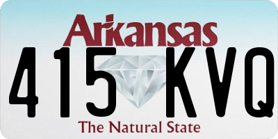 AR license plate 415KVQ