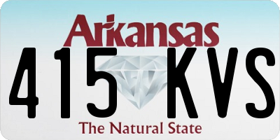 AR license plate 415KVS