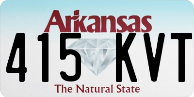 AR license plate 415KVT