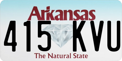 AR license plate 415KVU