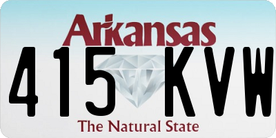 AR license plate 415KVW