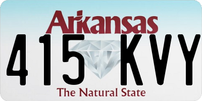 AR license plate 415KVY