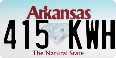 AR license plate 415KWH