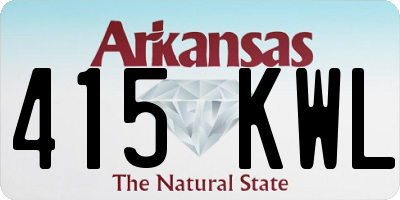 AR license plate 415KWL