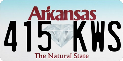 AR license plate 415KWS
