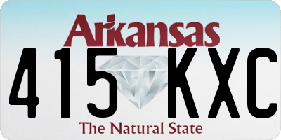 AR license plate 415KXC