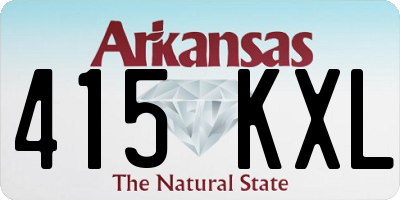 AR license plate 415KXL