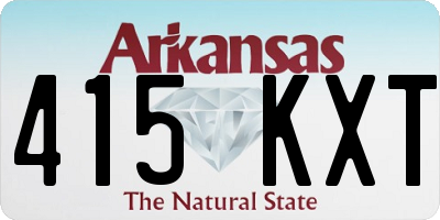 AR license plate 415KXT