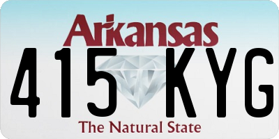 AR license plate 415KYG