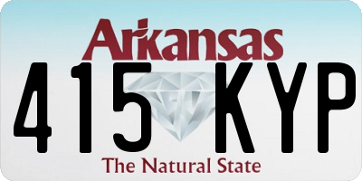 AR license plate 415KYP