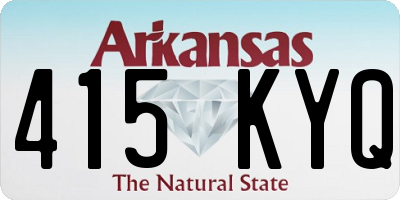 AR license plate 415KYQ