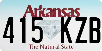 AR license plate 415KZB