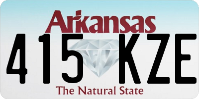 AR license plate 415KZE