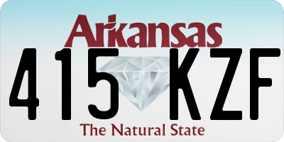 AR license plate 415KZF
