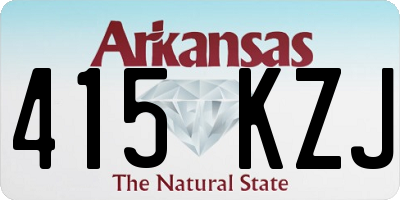 AR license plate 415KZJ