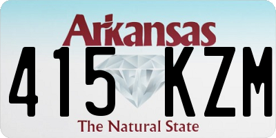 AR license plate 415KZM