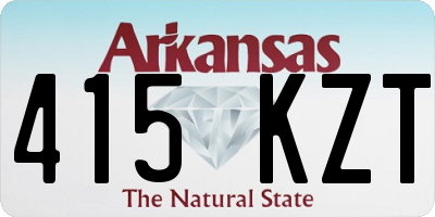 AR license plate 415KZT