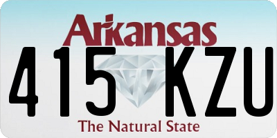 AR license plate 415KZU