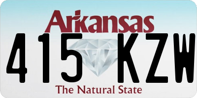 AR license plate 415KZW