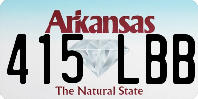 AR license plate 415LBB