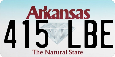 AR license plate 415LBE