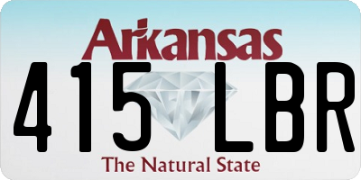 AR license plate 415LBR