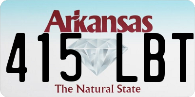 AR license plate 415LBT