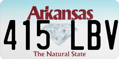AR license plate 415LBV