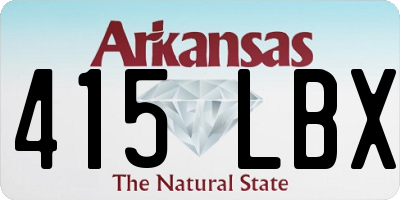 AR license plate 415LBX