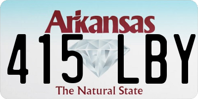 AR license plate 415LBY