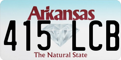 AR license plate 415LCB