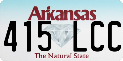 AR license plate 415LCC