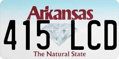 AR license plate 415LCD