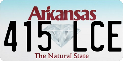AR license plate 415LCE