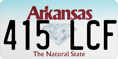 AR license plate 415LCF