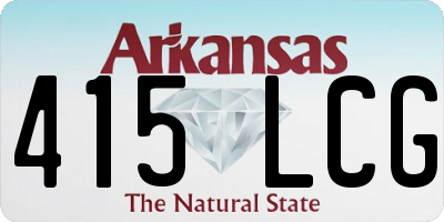 AR license plate 415LCG