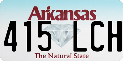 AR license plate 415LCH