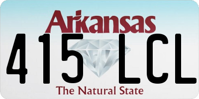 AR license plate 415LCL