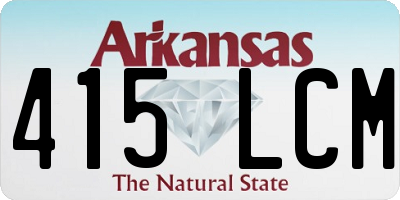 AR license plate 415LCM
