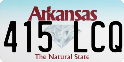 AR license plate 415LCQ
